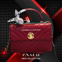 TÚI XÁCH NỮ C.N.A.U.1.1 (6.500.000 giảm còn 2.950.000đ) SIÊU SANG CHẢNH TRENDY VIP LUXURY NGUYÊN SEAL SZ 25x7x15cm