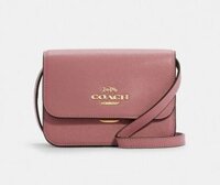 Túi Xách Nữ Coach Mini Brynn Crossbody Leather Clutch Pink C5626 Bag