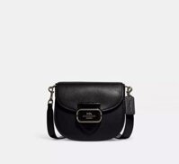 Túi Xách Nữ Coach Morgan Saddle Bag Black Leather