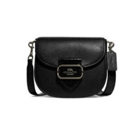 Túi Xách Nữ Coach Morgan Saddle Black Bag