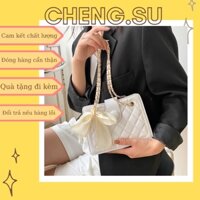 Túi xách nữ công sở, cúc khăn( kèm quà tặng )cs003