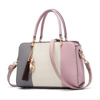 Túi xách nữ công sở da mềm thời trang hàng quảng châu cao cấp móc khóa hồ ly TX39