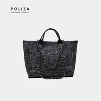 Túi Xách Nữ Công Sở, Túi Vải Canvas đựng vừa A4, laptop Size 30 LEEMON II BAG