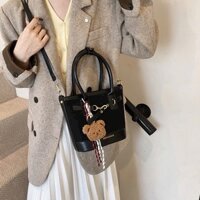 Túi xách nữ da Đeo chéo Quảng châu kèm Charm T341