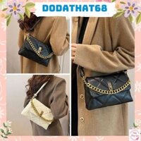 Túi xách nữ da đẹp đeo chéo đeo vai thời trang đi làm đi chơi thiết kế khoá nhọn Dodathat68 882