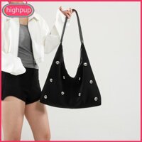 Túi xách nữ da lộn lười Hobo Túi xách có khóa kéo có dây kéo Túi Tote đi làm [Highpup.vn]