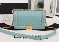 Túi xách nữ da thật cao cấp Chanel Boy D210121 Like Auth
