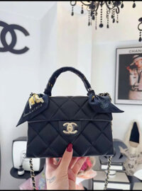 Túi Xách Nữ Đeo Chéo Chanel Coco Màu Đen Siêu Cấp 21cm