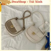 Túi xách nữ đeo chéo da dày giá rẻ đẹp đi chơi phong cách thời trang hàn quốc dễ thương Dáng tròn Bachhoaonline68 621