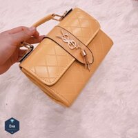 Túi Xách Nữ Đeo Chéo Dáng Hộp Khóa Tua Rua EV13