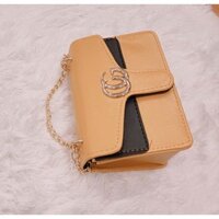 Túi Xách Nữ Đeo Chéo Dáng Hộp Túi V Hai Màu EV16