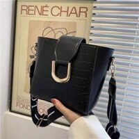 Túi Xách Nữ, Đeo Chéo Dây Bản To, Dày Đẹp