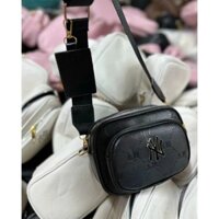 Túi xách nữ đeo chéo đeo vai chất da mềm dây đeo bản to có 3 ngăn  vừa tất cả cá dòng điện thoại