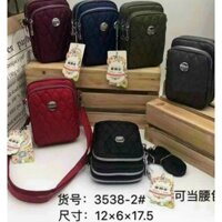 Túi Xách Nữ Đeo Chéo Đựng Điện Thoại Chất Vải Dùng Nhiều Ngăn NL198583