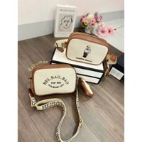 Túi xách nữ đeo chéo kèm dây bản to thời trang phong cách