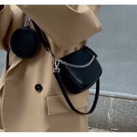 Túi xách nữ đeo chéo kèm ví mini set 2 món cao cấp cá tính phong cách Hàn Quốc Maika Bag