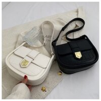 Túi Xách Nữ Đeo Chéo Khóa Mũi Tên Viền Nổi Sang Chảnh