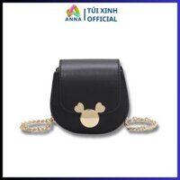 Túi xách nữ đeo chéo túi xách mini dây xích hàn quốc túi vuông khóa hình Mickey đeo chéo dễ thương TX14