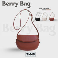 Túi xách nữ đeo vai đeo chéo BERRY kiểu dáng basic tiểu thư dễ thương TM46