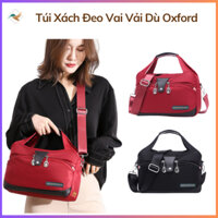 Túi Xách Nữ Đeo Vai Vải Dù Oxford Chống Nước Sức Chứa Lớn Nhiều Ngăn Chống Trộm