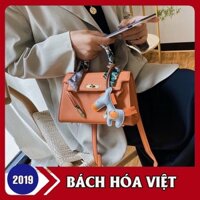 Túi Xách Nữ Đẹp, Túi Đeo Chéo Kèm Nơ Phối Móc Khóa Ngựa Cá Tính Mẫu K2 T094