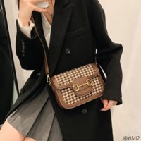 Túi Xách Nữ Đẹp, Túi Đeo Chéo Da Cao Cấp GUCCI Hà Hồ Đi Chơi Sang Chảnh Thời Trang