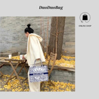 Túi Xách Nữ Đì Ô Công Sở Thêu Thổ Cẩm Đeo Vai, Cầm Tay, Đi Chơi, Đi Làm, Đi Du Lịch