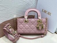 Túi Xách Nữ Dior D-Joy Rep 1:1 Cao Cấp Màu Hồng 22×15cm