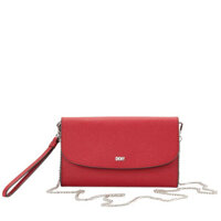 Túi Xách Nữ  DKNY Phoenix Wallet on a Chain in Bright Red R235ZV04