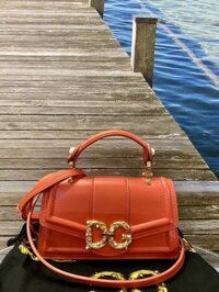 Túi Xách Nữ Dolce & Gabbana Màu Cam Có Quai Xách