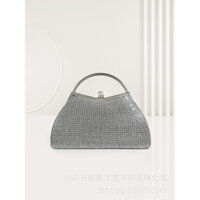 Túi xách nữ dự tiệc đính đá, ví cầm tay, clutch dự tiệc kèm dây đeo chéo sang chảnh vdt88