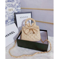 Túi xách nữ dự tiệc phối nơ sang chảnh túi mini xinh xắn nhẹ nhàng thanh lịch