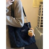 Túi xách nữ dung tích lớn 2023 thiết kế mới, túi tote đi học cho sinh viên, cảm giác cao cấp, túi đeo chéo một vai