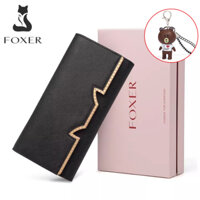 Túi Xách Nữ Foxer da bò cao cấp túi đựng điện thoại ví dài sành điệu đựng thẻ quà tặng valentine