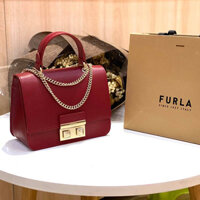 Túi Xách Nữ Furla Mini Bella Crossbody Cabernet Leather