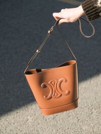 Túi Xách Nữ Hàng Hiệu Celine Neo Triomphe Siêu Cấp Logo Nổi 30x22x12cm