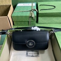 Túi Xách Nữ Hàng Hiệu Gucci Petite Siêu Cấp Màu Đen 21x10x5cm