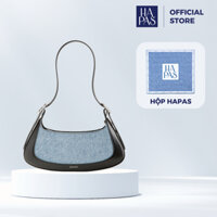 Túi Xách Nữ HAPAS Đeo Vai Khoen Vuông Leather Mix - TDV240769 - Túi Da Thời Trang Cao Cấp Chính Hãng