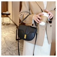 Túi xách nữ hình bán nguyệt phối dây tết Túi nữ có dây đeo chéo sang chảnh hot 2021