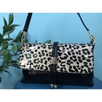Túi xách nữ hoạt tiết da beo (bóng) chống nước