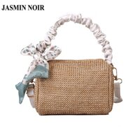 Túi xách nữ JASMIN NOIR đan cói đơn giản thời trang