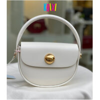 Túi xách nữ khoác vai, đeo chéo, túi cầm tay hot trend 2023, khóa hạt tròn size 12cm