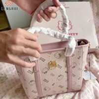 Túi xách nữ KT có Logo vàng và túi đeo chéo thiết kế thời trang