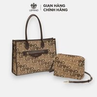 Túi Xách Nữ Lemino Monogram Jacquard LE26008