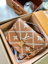 Túi Xách Nữ Louis Vuitton Metis Màu Nâu Họa Tiết 25cm