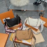 Túi xách nữ LV tăm 3 màu đen trắng nâu