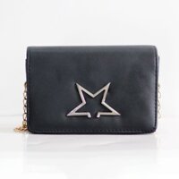 Túi xách nữ màu đen có đính ngôi sao NEW 100% - MS23