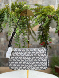 Túi Xách Nữ Michael Kors Jet Set Slate Denim Medium Pouchette Bag Purse