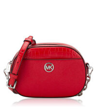 Túi Xách Nữ Michael Kors Jet Set Glam Leather Small Front Pocket Oval Bag