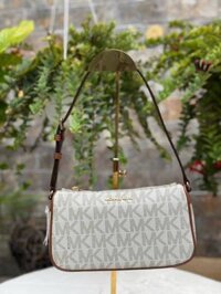 Túi Xách Nữ Michael Kors Jet Set Vanilla Medium Pouchette Bag Purse